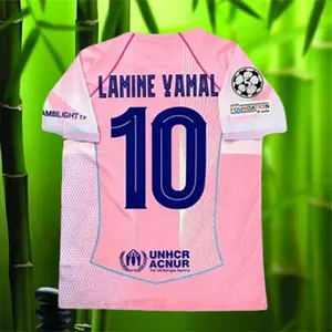 2025 2026 Pink Yamal 10# Short sleeve Soccer jersey