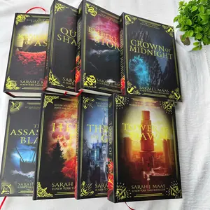 Throne of Glass Series Hardcover Book Set (8 Books) | Sarah J. Maas Fantasy Collection | Collector Edition