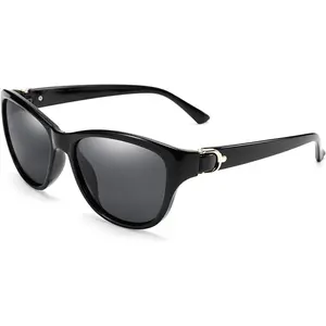 FEISEDY Women Vintage Polarized Sunglasses Lady Elegant Cateye Sun Glasses B2476