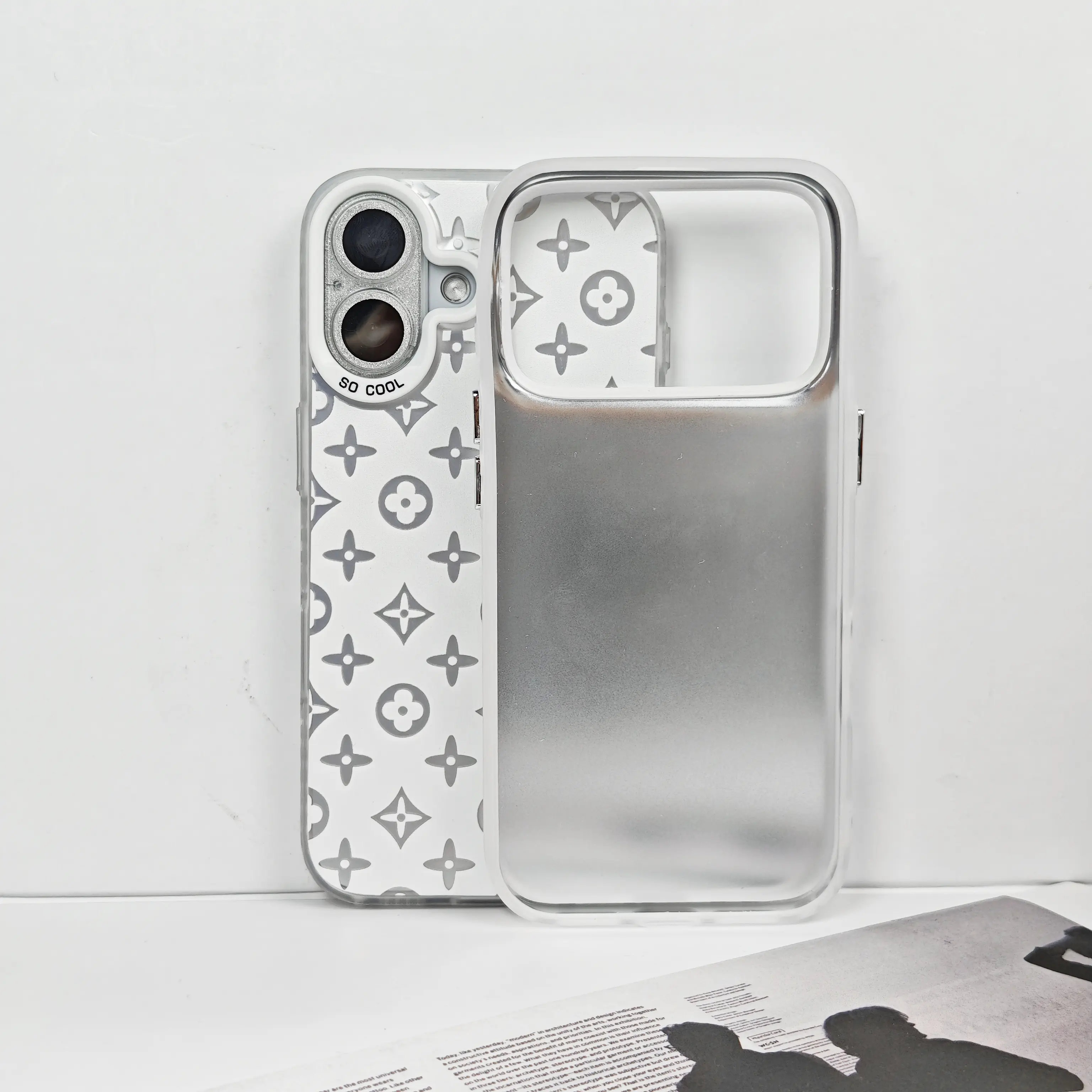 Classic Floral Durable Protective Shock-Resistant Smartphone Case - Phone Accessories, Casing, Cover for iPhone 13/14/15/16/17, Ideal Mother’s Day Gift
