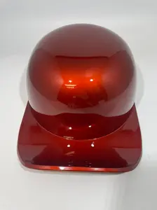 Baseball Cap Style Motorcycle Helmet Whiskey Fire
