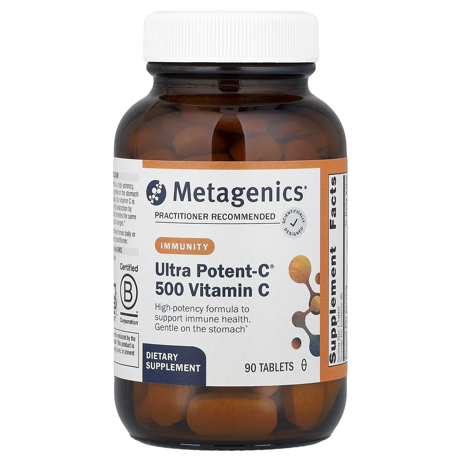 Metagenics Ultra Potent-C® 500 Vitamin C, 90 Tablets