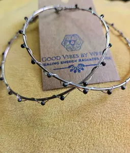 Snowflake Obsidian Silver Wire Wrapped Large Hoop Earrings