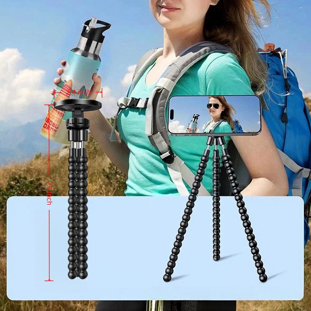 for Magsafe Flexible Magnetic Phone Tripod Mount Stand Holder Desk Bracket for Indoor Outdoor Video Recording Vlogging Selfie, Phone Tripod Universal for iPhone Samsung Galaxy Smartphone for Magsafe Flexible Magnetic Phone Tripod Mount Stand Holder Desk Bracket for Indoor Outdoor Video Recording Vlogging Selfie, Phone Tripod Universal for iPhone Samsung Galaxy Smartphone