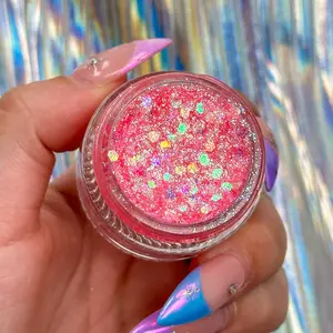 Party on Venus Glitter Gel - Slayfire Cosmetics Iridescent Pink Cosmetic Glitter