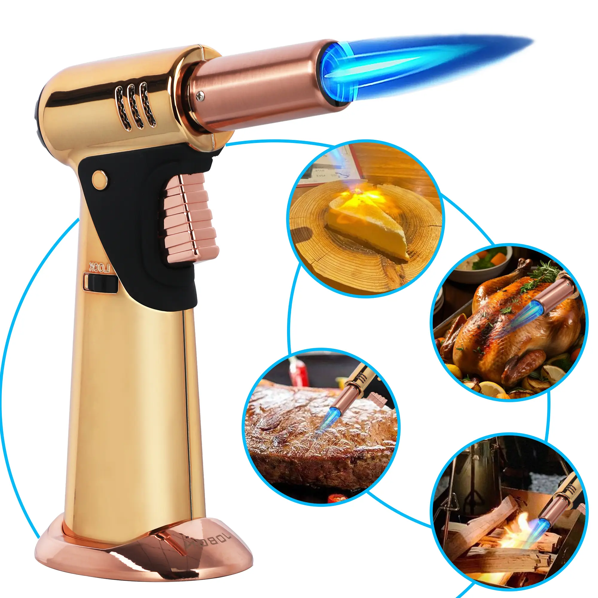 Kitchen Blow Torches，Butane Torch, Butane Refillable Kitchen Cooking ...