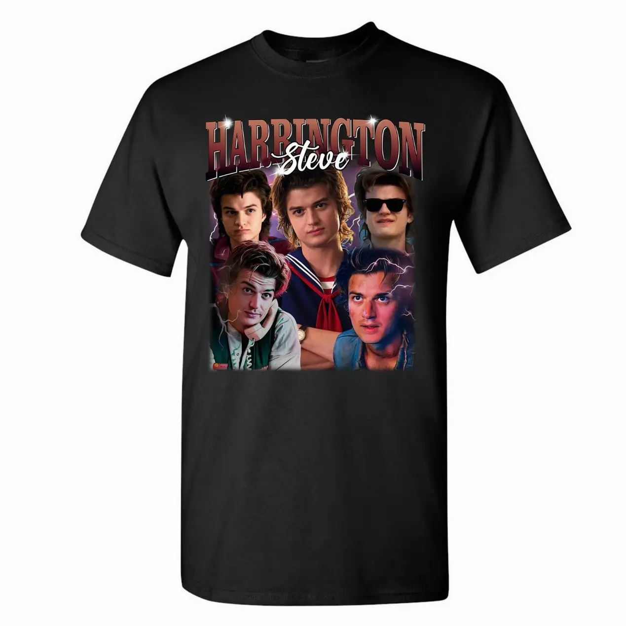 Vintage Steve Harrington Bootleg 2025 T-Shirt, Cloud Tee Stranger Thing TShirt Gildan, Cotton Casual Movie Tee, menswear Top Streetwear