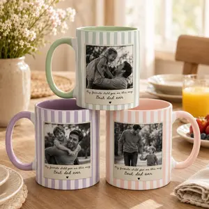 Personalized Photo Mug for Grandpa Papa, Custom Face Coffee Cup, Custom Dad Mug, Gift for Daddy Grandpa Fathers Day Gift Pops Dada gift