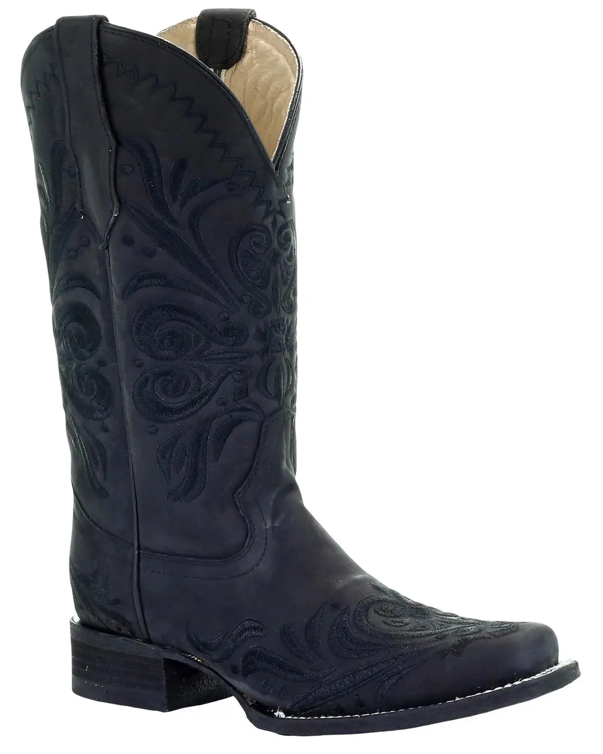 Circle G Women's Embroidery Western Boot Square Toe - L5464