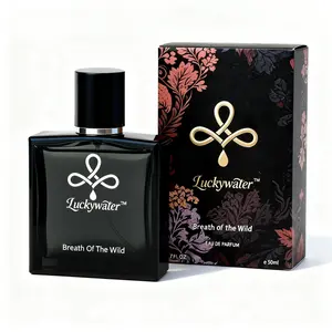 Luckywater Men’s alcohol-based Perfume – Breath of the Wild | Aromatic Fougère | Top Notes of Citrus & Elemi | 50ml | klub man| long-lasting wood modern daily fragrance eau deparfum| vanilla Body elegant Mist | cologne club gent | amber note | natural