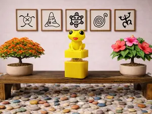 Coquí Clicker with Coquí Sound & LED Lights – 3D Printed Puerto Rico Souvenir Gift