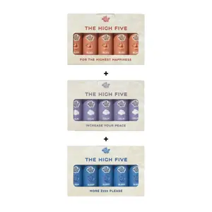 Chill Pack - 5 Pack of Each Bliss + Calm + Sleep Special Bundle Pack - Perfect Men's Wellness Vitamins Herbal Supplement Drink Bundle Edible Fitness