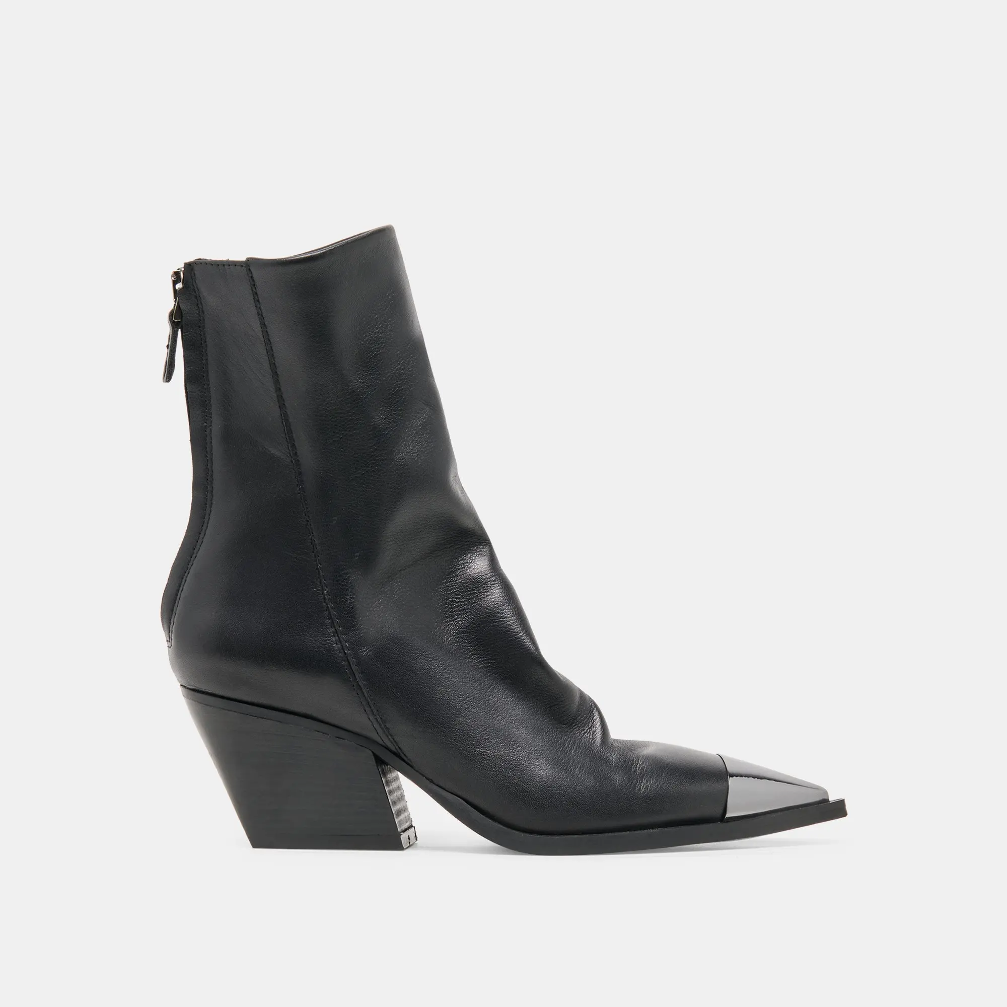 TALLEN BOOTIES BLACK LEATHER