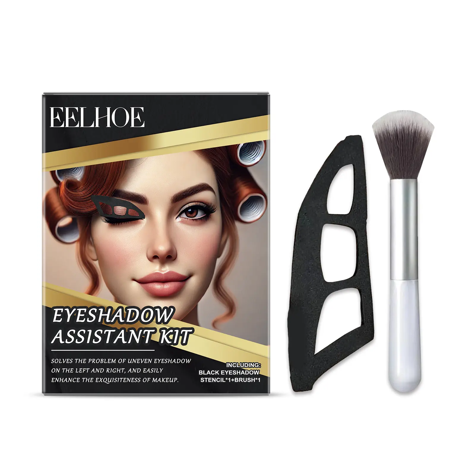 EELHOE Eye Makeup Tool Set Reusable Portable Convenient Eyeshadow Tool for Beginners