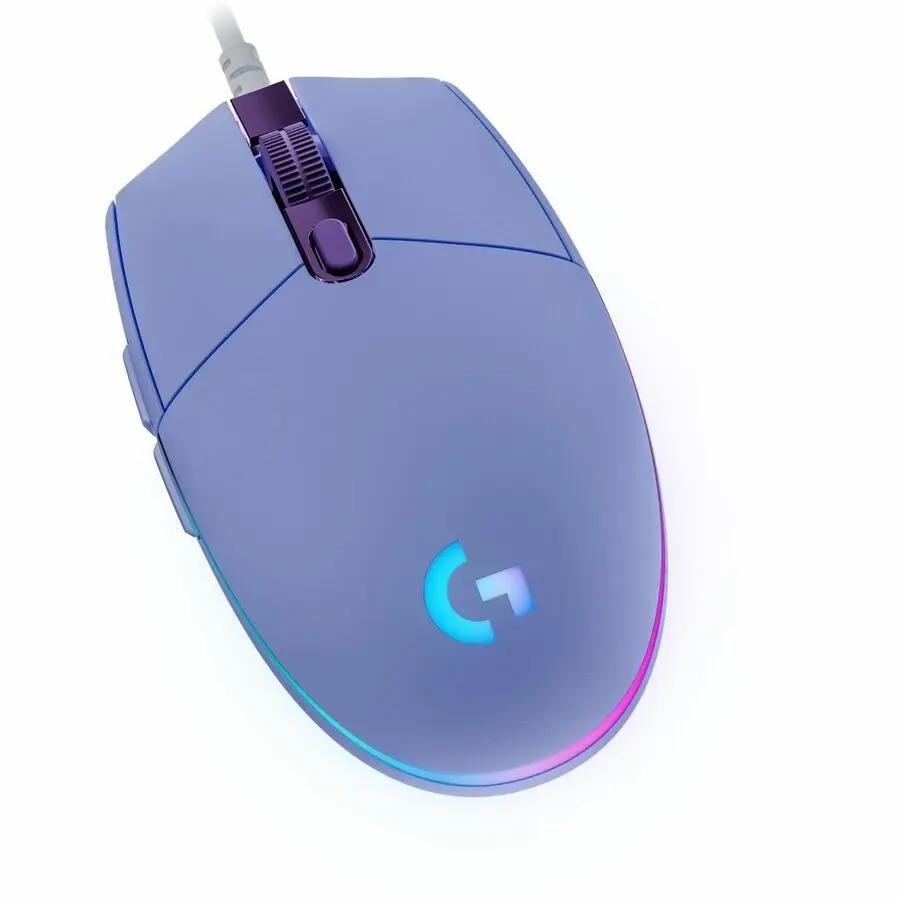 Logitech G203 LIGHTSYNC 910-005851 Lilac 6 Buttons 8000 dpi Gaming Mouse