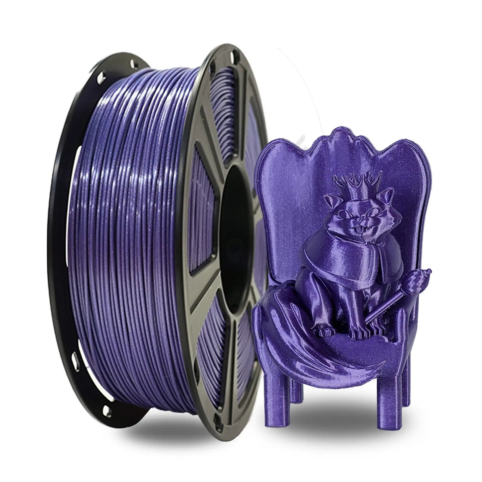 Geeetech Sparkly Glitter PLA 3D Printer Filament - 1.75mm, 1kg (2.2lbs)/Roll, High Precision 0.02mm Clog-Free Line, Ultrafine Pearlescent Powder, Tangle-Free, No Bubble, PLA Filament 3D Printing Supplies for FDM Printers, Easy for Printing, Most Printers,