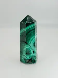 Malachite Tower | Vibrant Green Crystal for Transformation & Energy Healing