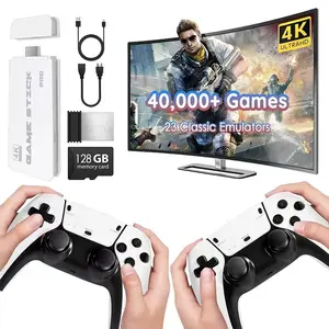Brand New Upgraded Retro Game Stick   Built-in Games 23 Emulators Plug & Play Wireless Controller Video Game Console for TV Monitor Best Birthday Gift
