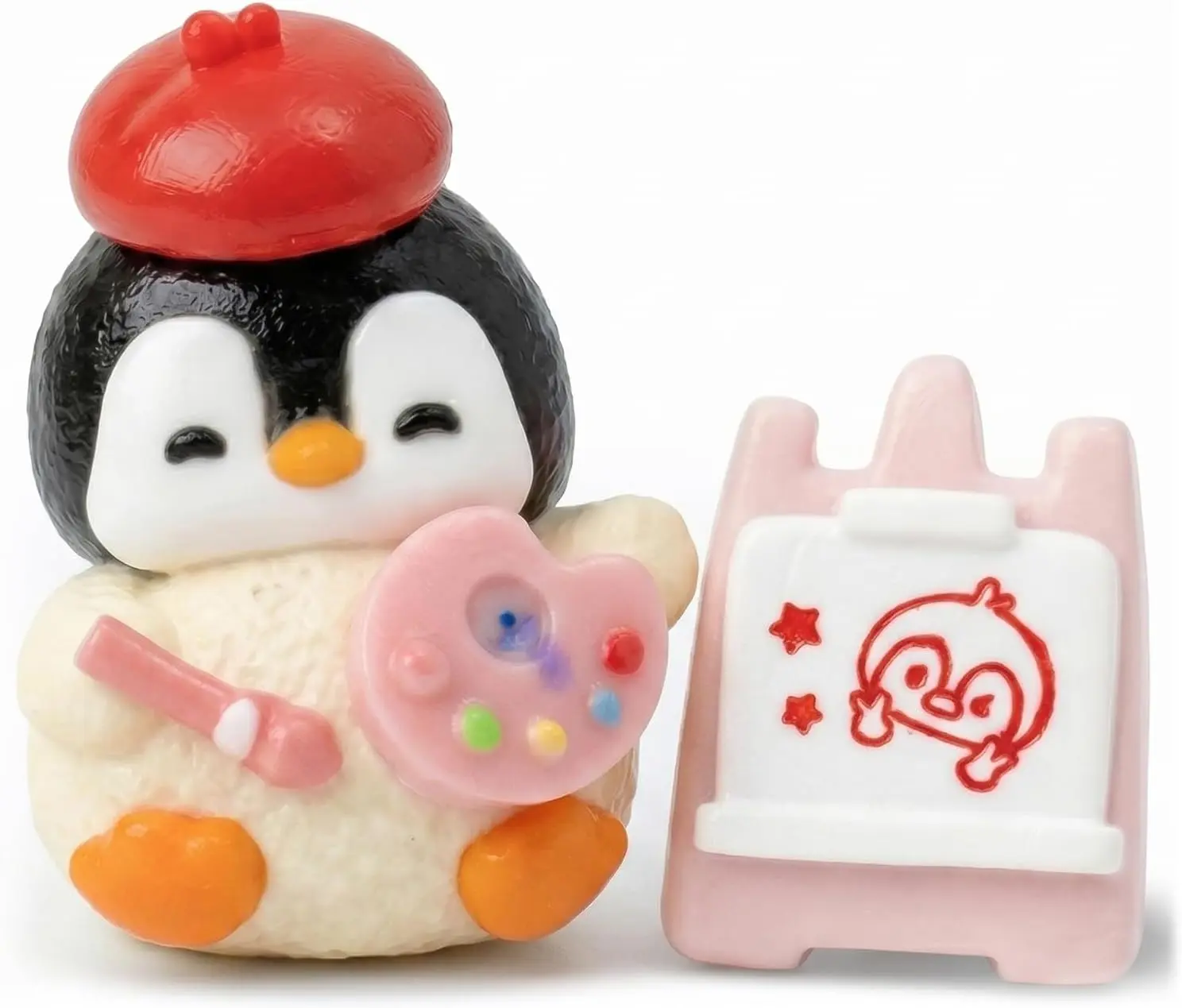 Penguin  Squishy Toy – Ultra Soft Silicone Penguin Squishy for Stress Relief, Cute Slow Rising Sensory Fidget Toy for Kids & Adults, Anxiety Relief Squeeze Toy, Desk Toy, Gift
