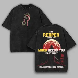Red Rising Oversize Lightweight Cotton T-Shirt, Rise for Mars Design Clothes, Dystopian Sci-Fi Fan Apparel, red rising merch, Unisex Booktok Gift, blackfriday deals