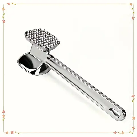 Double-Sided Meat Tenderizer Hammer, Home Use Large Steak Mallet, Beef Pounder Tool, Efficient Muscle Relaxing Kitchen Accessory, Kitchen Tools and Gadgets, Cooking, Kitchenware