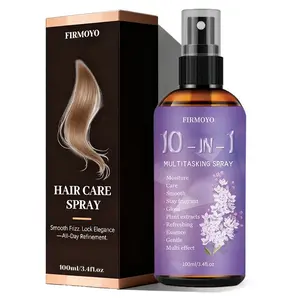 100ML 10-In-1 Keratin Spray, Rosemary Formula, Long-Lasting Smooth Shine Up to 72 Hours, Heat Damage Protection, Easy Absorption No-Rinse Hair Care