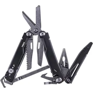 PIONEER 14-IN-1 Multi-tools Full-Size,Versatile Multi-tool Set with   Nose Pliers Pocket Clip Multi-tool