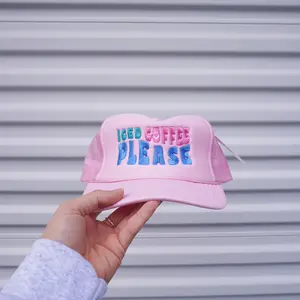 Ice Coffee Please Foam Trucker Hat