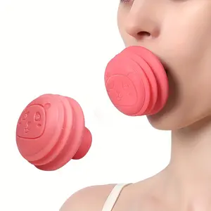 2026 Women's Face Neck Tightening and Lifting Skin V-e Double Chin Exerciser, Cute Portabral Exercise Facial Training Tool