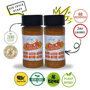 Ray Ray's Hot Chicken Seasoning- 2 Pack 3.5 oz All Purpose Seasoning great on meat, veggies and more!
