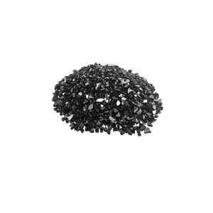 VEVOR Fire Glass, 20 LBS/ 9.0 KG High-Temperature Resistant Fireplace Rocks, 1/2-Inch/ 12.7 mm Reflective Smokeless Firepit Glass Rock, High Luster Stone Landscaping for Fire Pit Table, Black