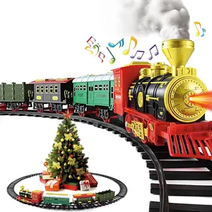 Christmas Train, The Best Gift For Christmas，Lights And Sound Decoration
