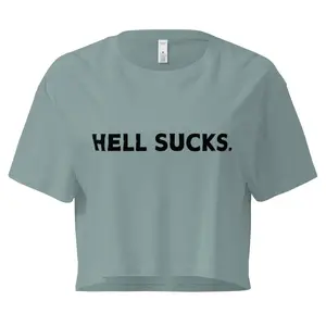 HELL SUCKS Women’s crop top