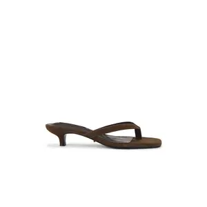 Tony Bianco Annie Heel in Espresso Suede