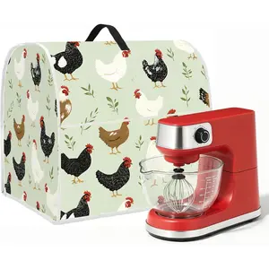 4.5 qt and All 5 qt Kitchen stand mixer Dust Cover, Kitchen Appliance Protective Covers with Top Handle and Pocket