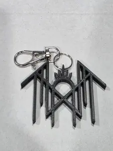 3D printed Sleep Token Inspired Logo Keychain FanArt