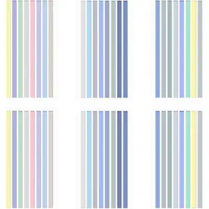 960Pcs Transparent Highlighter Tape Reusable, Clear Sticky Tabs for Annotating Books, Long Highlighting Strips Page Markers Index Tabs, Sticky Notes Aesthetic Office School Supplies