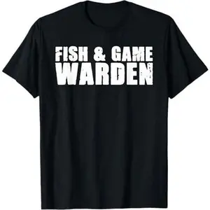 Fish & Game Warden Halloween Games T-Shirt