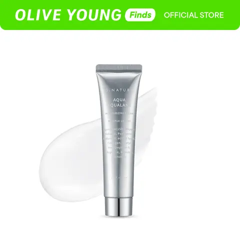 [S.NATURE]  Aqua Squalane Moisturizing Cream 2.02 fl oz (60ml) | Lightweight Deep Hydrating Facial Cream with Niacinamide & Collagen for Glass Skin, Pore Refining & Makeup Ready Base | Mother's Day Gift