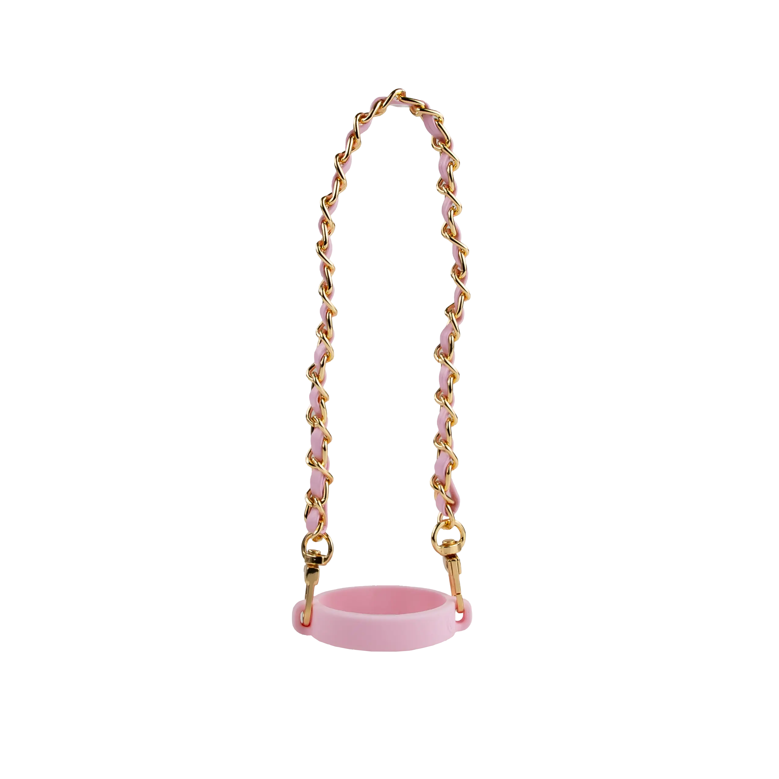 Pink w/ Gold Chain