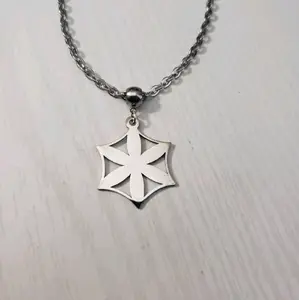 Aphrodite Stainless Steel Pendant Necklace on Chain or Leather Cord daily casual