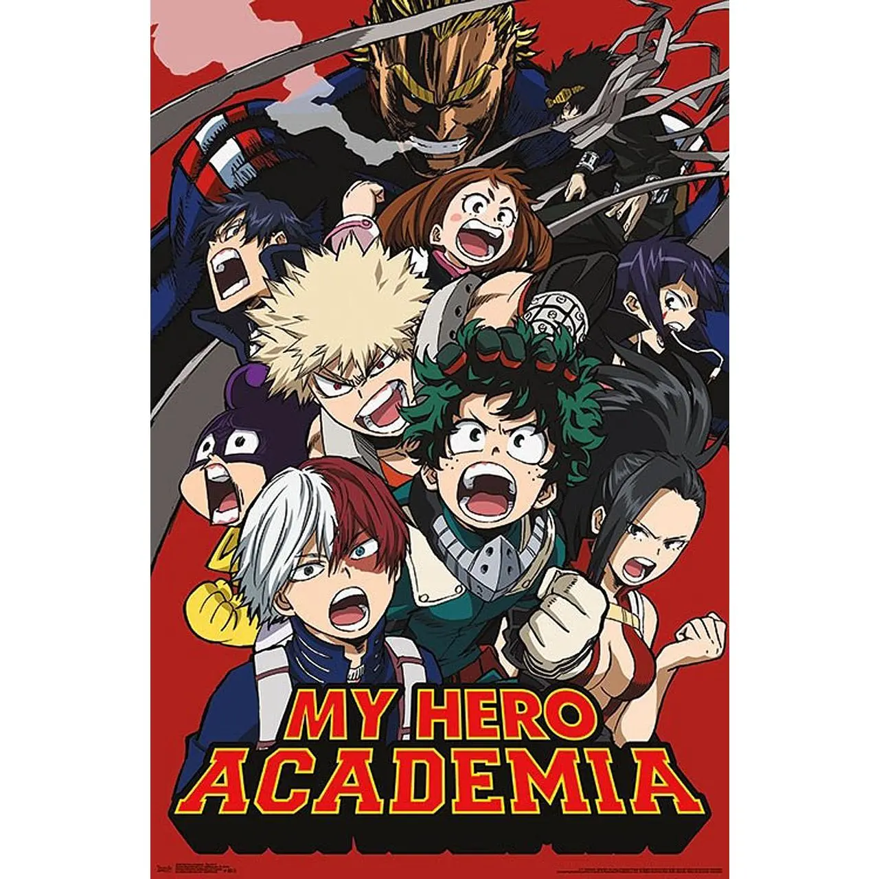 My Hero Academia 2 Poster Manga Anime TV Show Large Wall Art Print (24"x36")