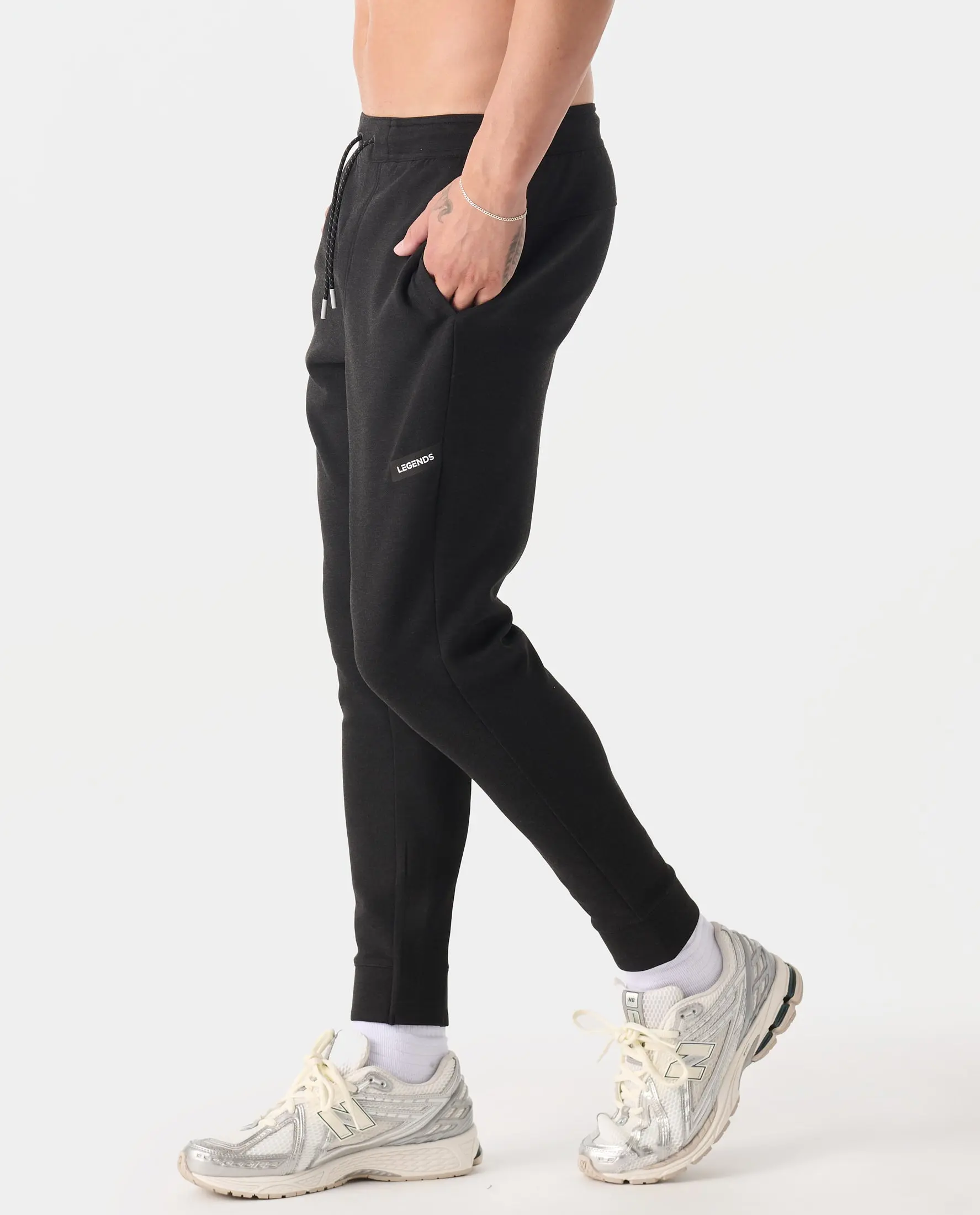 Hawthorne Tech Jogger Black Heather, Small