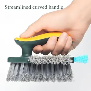 1pc Gap brush floor brush scraper brush integrated bathroom floor brush bathroom corner gap toilet cleaning brush kitchen countertop cleaning brush handheld floor brush