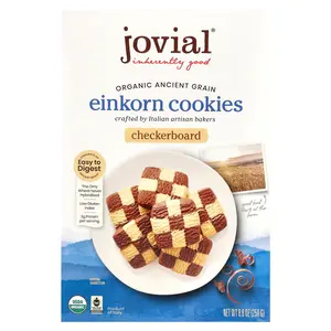 Jovial Organic Einkorn Cookies, Checkerboard, 8.8 oz (250 g)