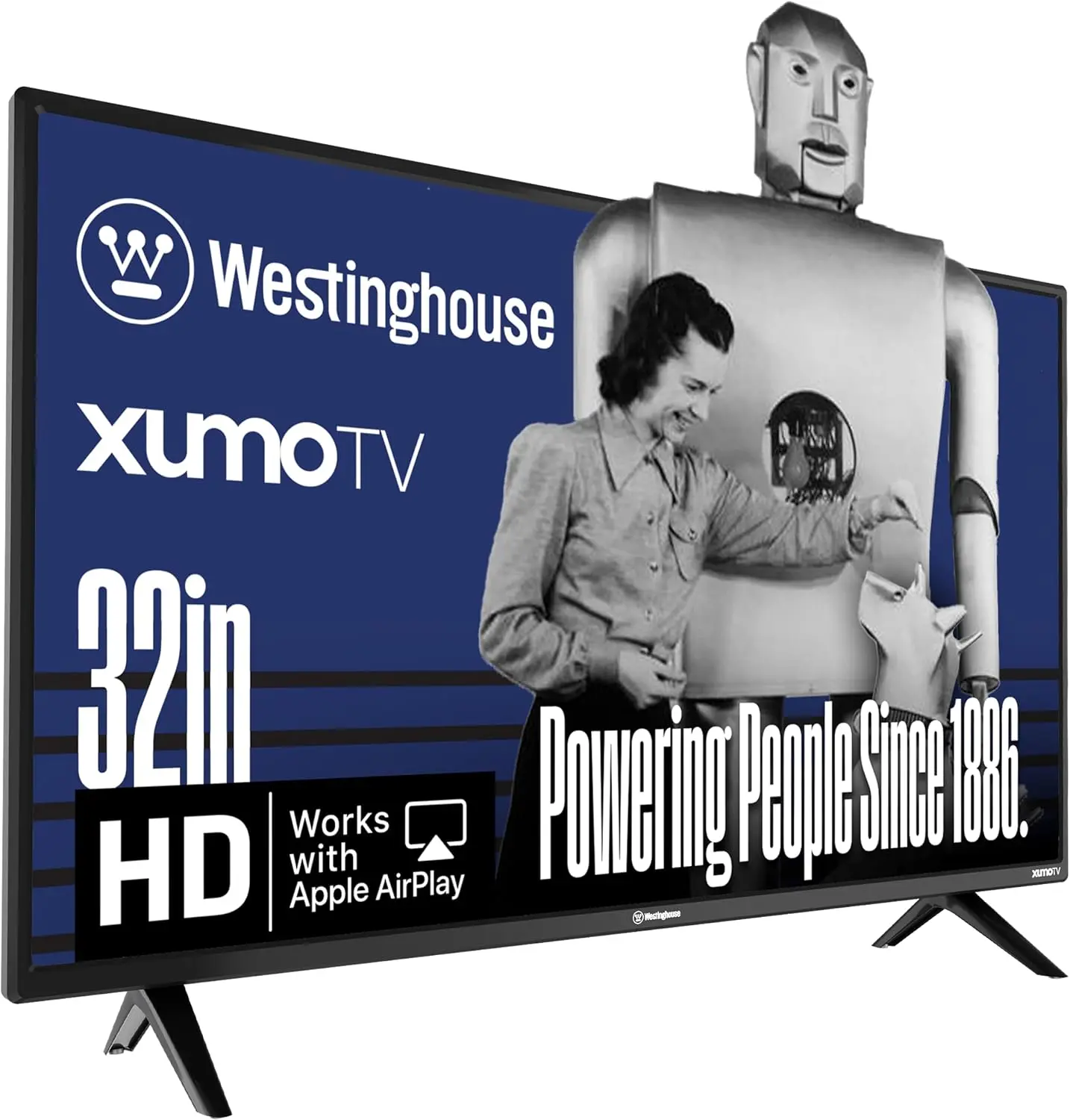 32-inch Smart HD Xumo TV - Flat Screen Television with Voice Remote, Dolby Atmos, Bluetooth, AirPlay, Wi-Fi & Mobile Connectivity
