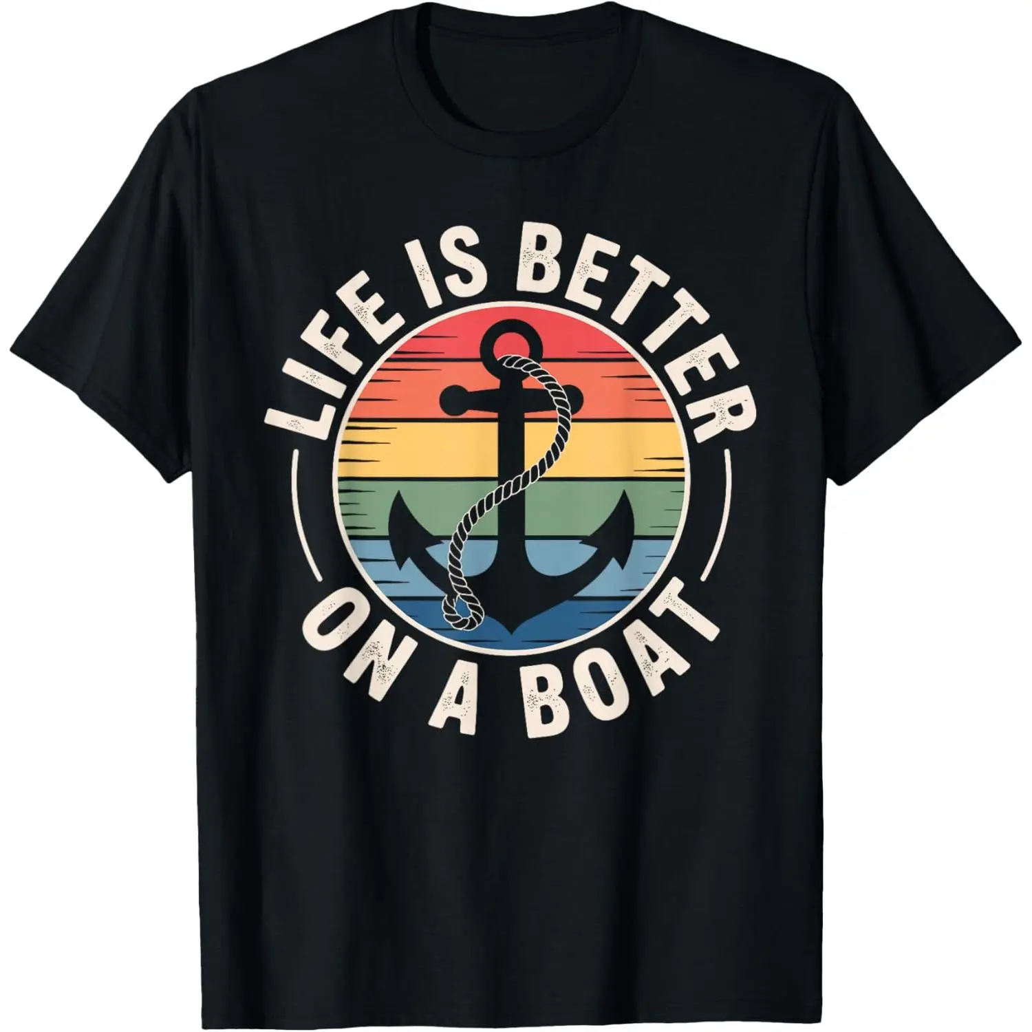 Boating Art for Men Women Boat Captain Boater Boat Lover T-Shirt