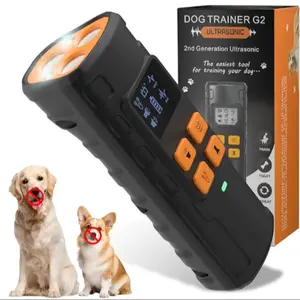 New Triple Ultrasonic Deterrent Device, Variable Frequency Ultrasonic Bark Control, Handheld Anti-Barking Tool, 1pcs