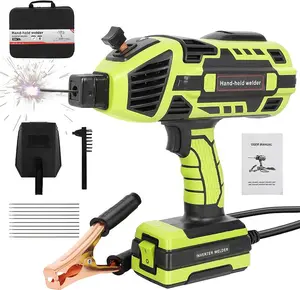Handheld ARC Welder Machine 110V Portable IGBT Inverter with 6 Variable Current Adjustments Comes with Welding Tool Set & Carrying Case Ideal Father's Day Gift for DIY Enthusiasts