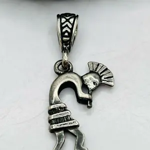 Double-sided 925 Sterling Silver KOKOPELLI Pendant